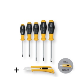 Felo 19790095258 set 5 surubelnite + cutter