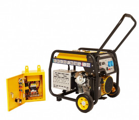 Generator de curent monofazat Stager FD 10000E+380V ATS, open-frame 8kW, benzina, automatizare trifazata