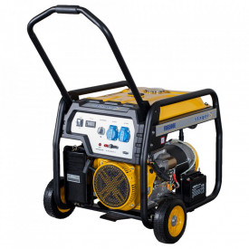 Generator de curent monofazat Stager FD 6500E, open-frame 5kW, benzina, pornire electrica