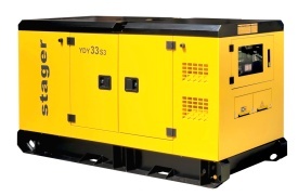 Generator insonorizat Stager YDY33S3, diesel, trifazat 30kVA, 43A, 1500rpm - Img 9