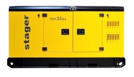 Generator insonorizat Stager YDY33S3, diesel, trifazat 30kVA, 43A, 1500rpm - Img 10