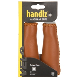 Mansoane VELO RETRO ERGO Piele 135 mm - Img 3