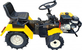Mini tractor 4x4 18CP, benzina, 4+1 viteze ProGARDEN Campo1856-4WD - Img 1