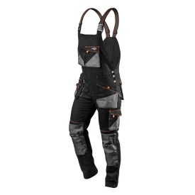 Pantaloni de lucru cu pieptar, salopeta, slim fit, model HD, marimea XXL/56, NEO - Img 8