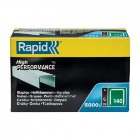 Rapid 11905711, set de 5000 de capse din sarma plata No. 140, 6 mm - Img 2