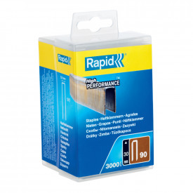 Rapid 5000125, set de 3000 de capse tip coroana No. 90, 30 mm - Img 4