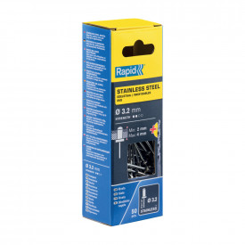 Rapid 5000393, set nituri din otel inoxidabil, inclusiv burghiu, 50 buc, 2-4mm, Ø3.2 x 8mm - Img 3