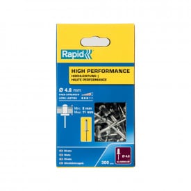 Rapid 5001437, set 300 de nituri high performance, Ø4.8 x 14 mm - Img 3