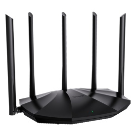 Router Wi-Fi 6, DualBand 2.4Ghz/5GHz, 300+1201Mbps, 5x6dBi, 4 porturi Gigabit - Tenda TX2-PRO - Img 3