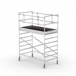 Schela mobila profesionala din aluminiu H lucru 4,1m ProTUBE L4 - Img 7