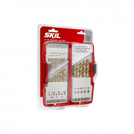 Set 21 burghie HSS, varf de 135°, pentru gaurire in otel, lemn si plastic SKIL 2610S00918 - Img 1