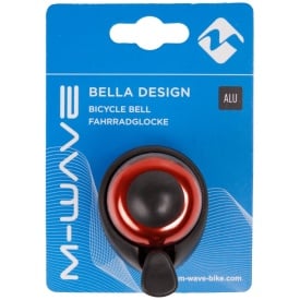 Sonerie bicicleta M-WAVE BELLA DESIGN Rosu - Img 2
