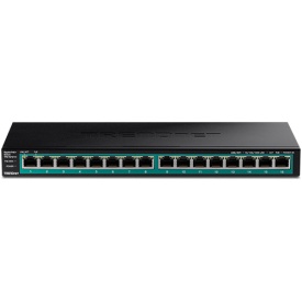 Switch 16 porturi Gigabit PoE/PoE+ 120W - TRENDnet TPE-TG161H - Img 2