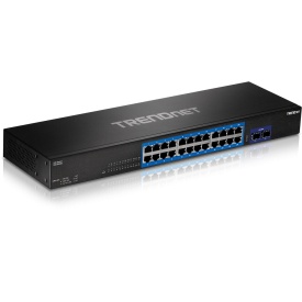 Switch 24 porturi Gigabit'2 porturi SFP+ 10G - TRENDnet TEG-30262 - Img 3