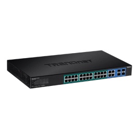 Switch 28 porturi Gigabit Web Smart, 24 x PoE+, 4 x Gigabit/SFP - TRENDnet TPE-2840WS - Img 2