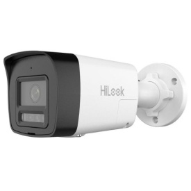 Camera supraveghere IP Hikvision HiLook IPC-B160HAP-LUF/SL, 6MP, 2.8mm, PoE, Iluminare duala 30m, Alarma, Microfon si difuzor, IP67 - Img 1