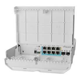 Cloud Smart Switch outdoor, 8 x Gigabit (7 PoE in), 2 x SFP+ 10Gbps - Mikrotik CSS610-1Gi-7R-2S+OUT - Img 2