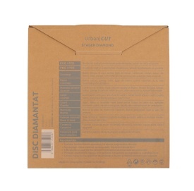 Disc diamantat pentru beton/asfalt 400mmx25.4-P x10mmx3.2mm Stager URBAN CUT - Img 2