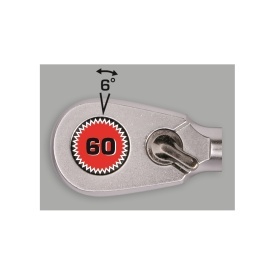 Felo 05763501, Antrenor XS cu clichet reversibil HEX 1/4", 60 dinti, pentru biti, include adaptor pentru tubulare 1/4 - Img 2