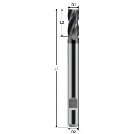 Freza cu 4 caneluri, Datron 0078420, 20,0mm