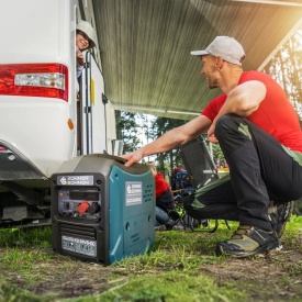 Generator de curent continuu DC 24-27V, 1.6 kW, max. 60A - benzina - Konner & Sohnen - KS-24VS-DC - Img 3
