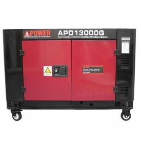 Generator de curent insonorizat AiPower APD13000Q putere maxima 11,0 kW 230/400V Diesel ATS inclus - Img 3