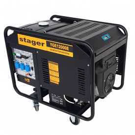 Generator de curent monofazat Stager YGE12000E, open frame 10.0kW, benzina, pornire electrica - Img 7