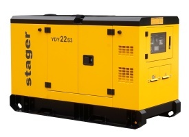 Generator insonorizat Stager YDY22S3, diesel, trifazat 20kVA, 29A, 1500rpm - Img 8