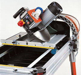 Masina de taiat materiale de constructii 80cm, 2.2kW, ELITE 80S cu laser si roti - Battipav-9001 - Img 2