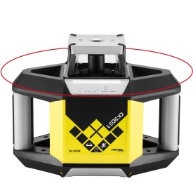 Nivela laser rotativa profesionala cu fascicul roșu Digital Nivel System NL300R cu trepied SJJ32 și stadie LS35 - Img 2