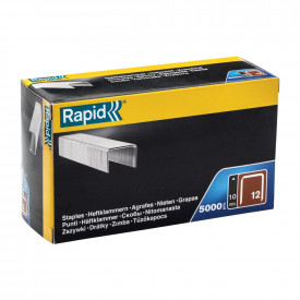 Rapid 40100519, set de 5000 de capse cu fir plat No. 12, 10 mm - Img 2