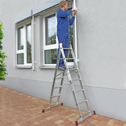 schela mobila Corda, aluminiu, 7 trepte