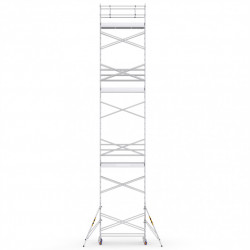 Schela mobila profesionala din aluminiu inaltime de lucru 13,8m ProTUBE L14