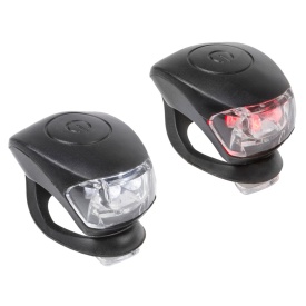 Set Flash cu Baterii M-WAVE COBRA IV - Negru