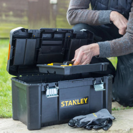 Stanley STST1-75521, cutie essential 19" cu inchidere metalica si 2 organizatoare - Img 2
