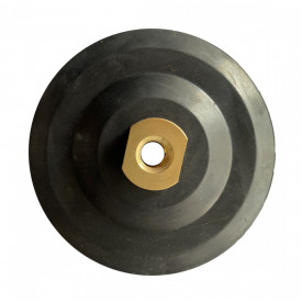 Suport flexibil pt. dischete / paduri diamantate cu velcro Ă100mm - prindere M14 - DXDY.PADSUP.RUB.100 - Img 1