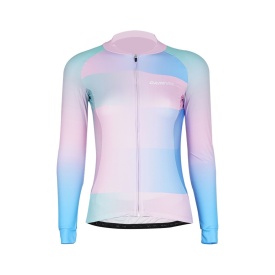 Tricou Ciclism Lady DAREVIE Albastru/Roz XL - Img 1