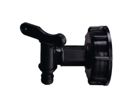 Adaptor cu robinet de plastic IBC S60x6