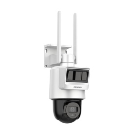 Camera PT IP, 4MP, 4G, 2.8mm, IR 30m, Audio, PIR+Radar, Panou solar, Acumulator - Hikvision DS-2DE2C400IWG-K-4G-C09S20-2.8mm - Img 2