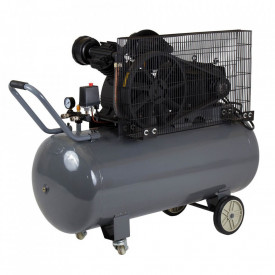 Compresor aer, 200L, 8bar, 600L/min, trifazat, angrenare curea  Stager HMV0.6/200