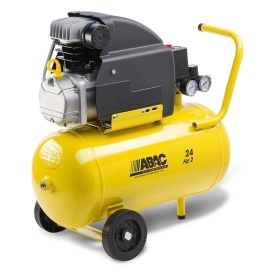 Compresor de aer Abac cu piston - 1.5 kW, 190 L/min, 8 bari - Rezervor 24 Litri - ABAC-POLE-POSITION-B20-BASELINE