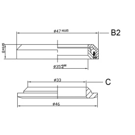 Cuveti Integrati NECO 1.1/8"-1.4" - Img 2