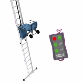 Elevator materiale constructii GEDA BatteryLadderLift complet echipat, H=10m - Img 1
