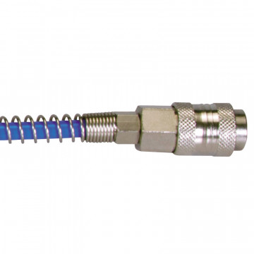 Furtun de aer din poliuretan 98, 8m, 6.5x10, cuple rapide