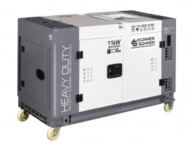 Generator de curent 11 KW diesel - Heavy Duty - insonorizat - Konner & Sohnen - KS-14-2DE-ATSR-Silent - Img 4