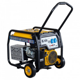 Generator de curent monofazat Stager FD 6500E, open-frame 5kW, benzina, pornire electrica