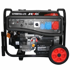 Generator de curent SENCI SC9000TEQ LITE P.max 7.5kW 230V/400V, roti si manere incluse