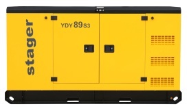 Generator insonorizat Stager YDY89S3, diesel, trifazat 80kVA, 115A, 1500rpm - Img 8