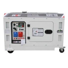 Generator insonorizat Senci SCD12 TEQ putere max 12,5kVA 230V/400V, Diesel, fara ATS - Img 3