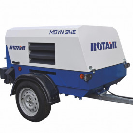 Motocompresor ROTAIR MDVN 34E debit 3400l/min presiune 7 bar motor electric Siemens 25 KW - Img 2